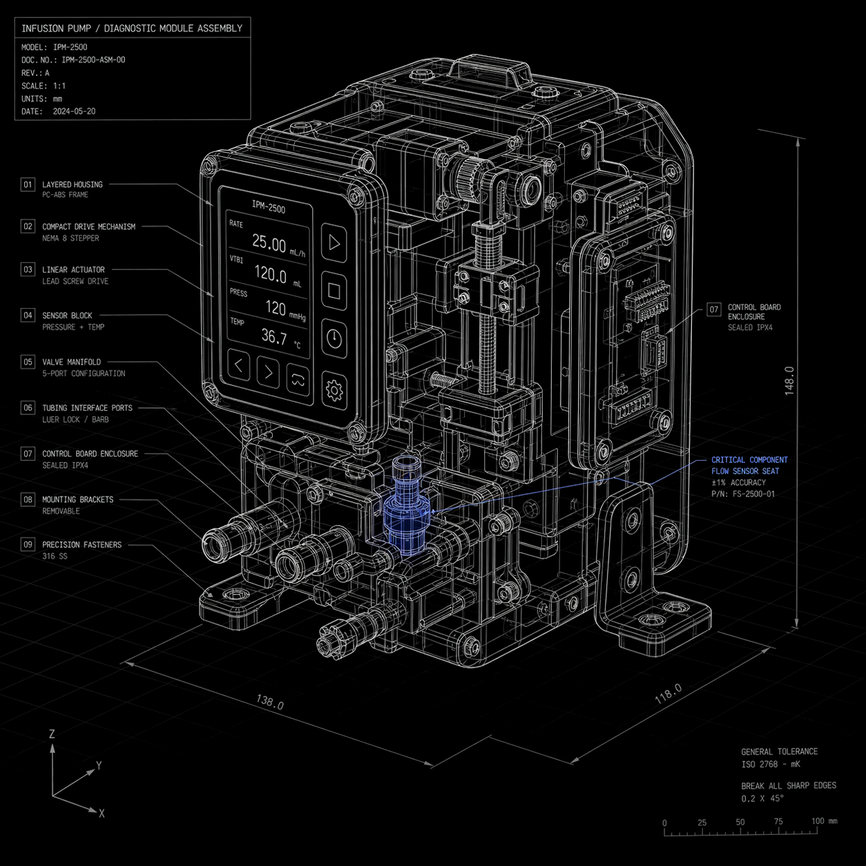 CAD 工程线稿