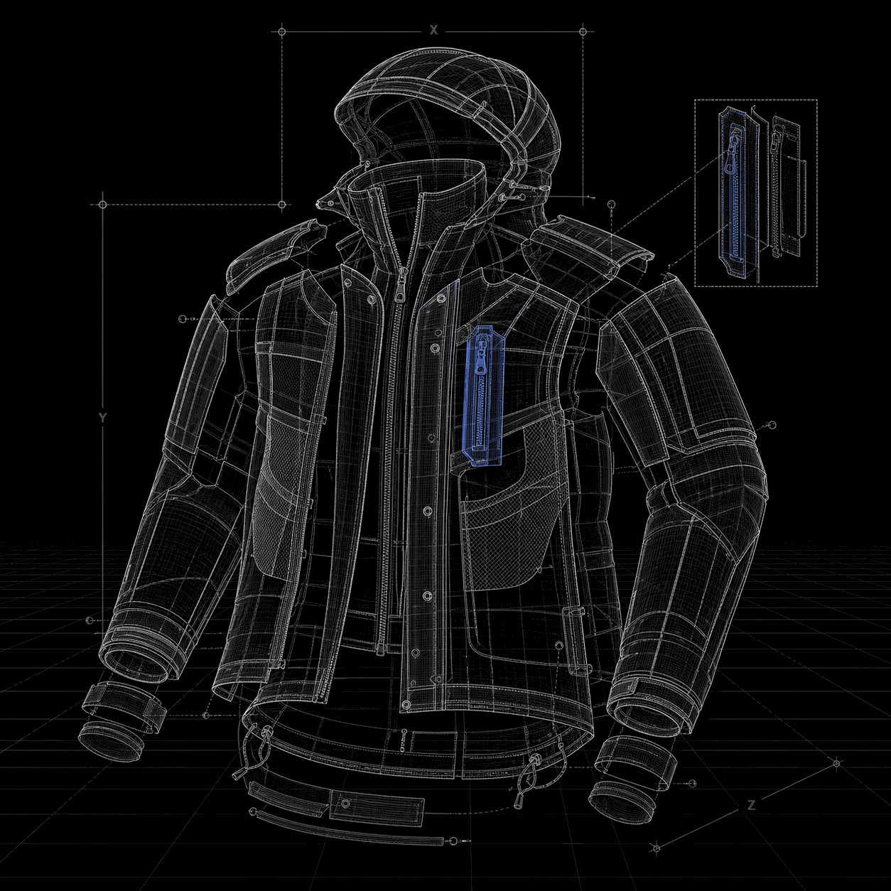 CAD 工程线稿